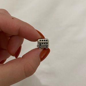 London Double Decker Bus Pandora Bead